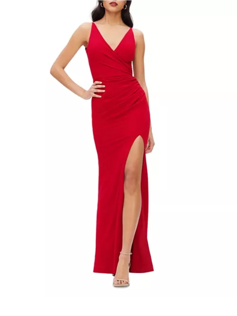 Dress the Population Jordan Plunge Neck Gown